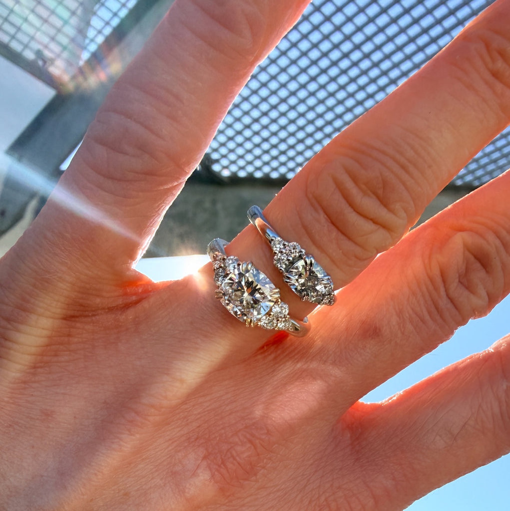 Cushion CARLOTTA Verlobungsring - MONANO Schmuckmanufaktur