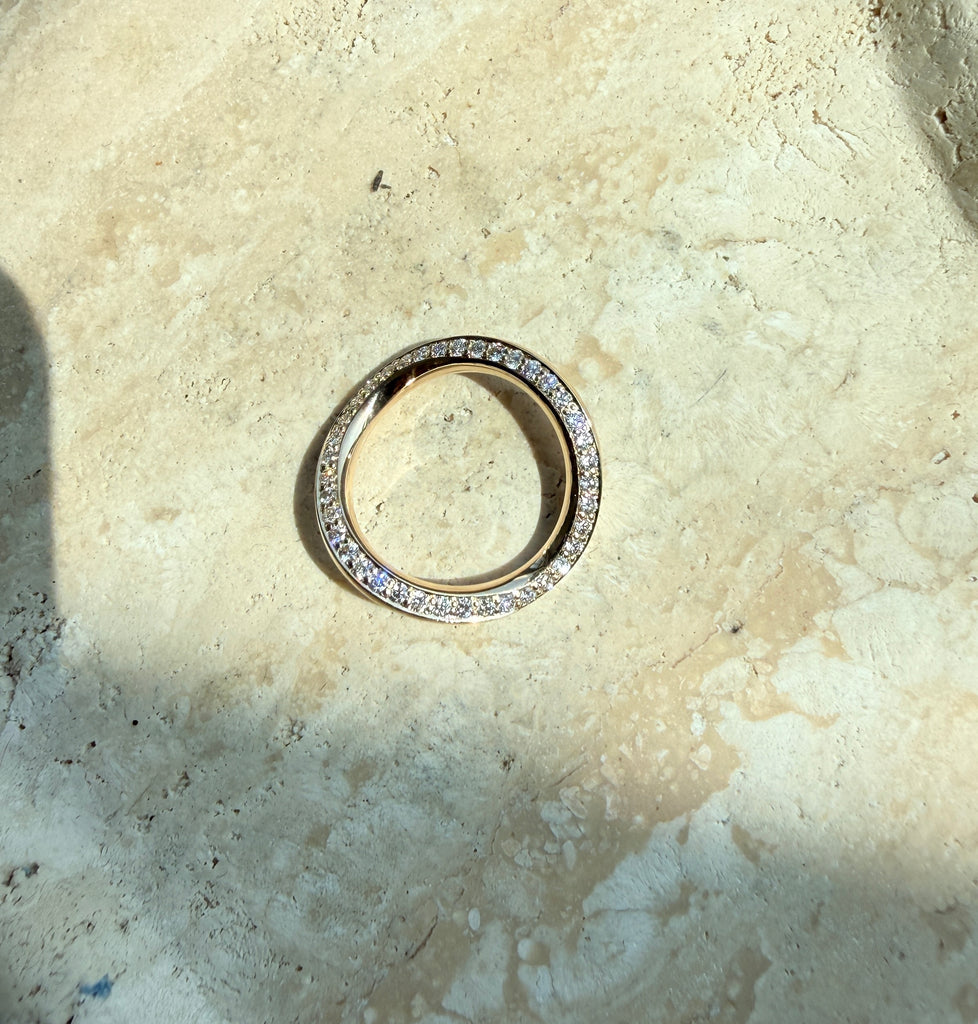 CURVE mit Brillanten - MONANO Schmuckmanufaktur