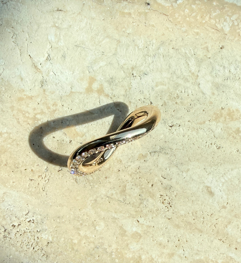 CURVE mit Brillanten - MONANO Schmuckmanufaktur